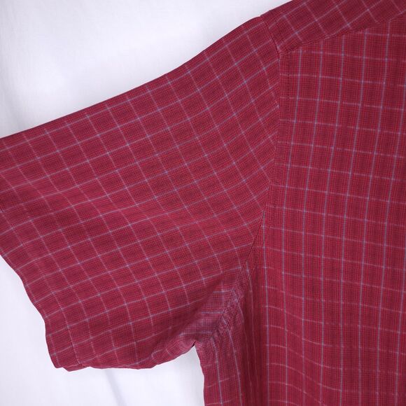 Marmot Shirt Mens XL Check Red Camp Casual - Picture 3 of 12
